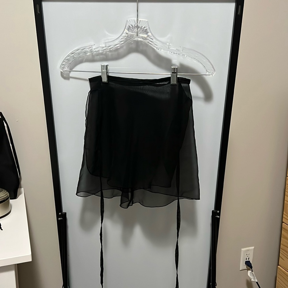 Capezio Adult Black Ballet Wrap Skirt